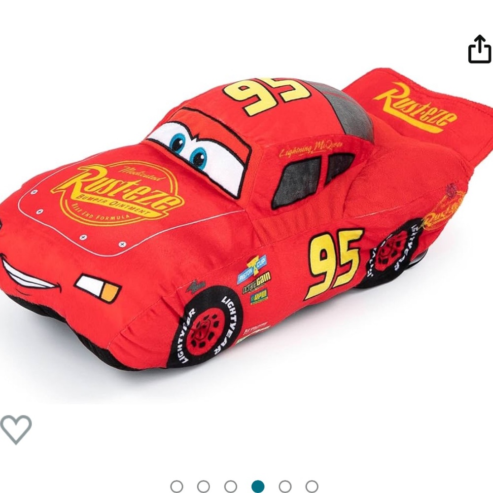 DISNEY CARS LIGHTNING MCQUEEN STUFFIE